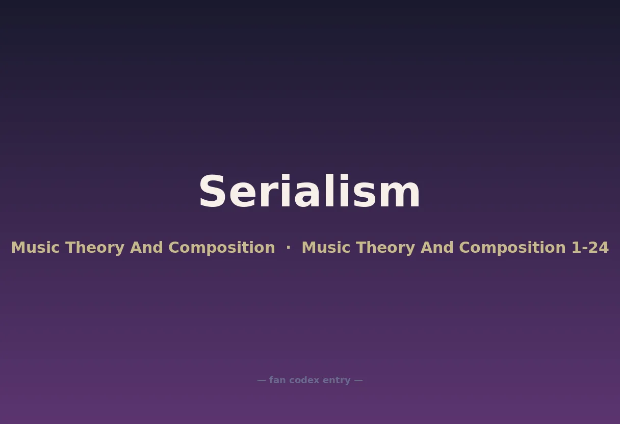 Serialism